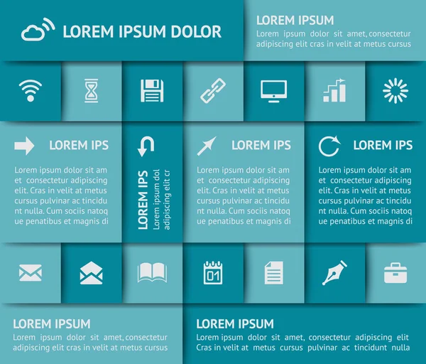 Elementos de diseño web — Archivo Imágenes Vectoriales