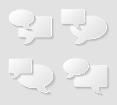 konuşma balonu Icons set