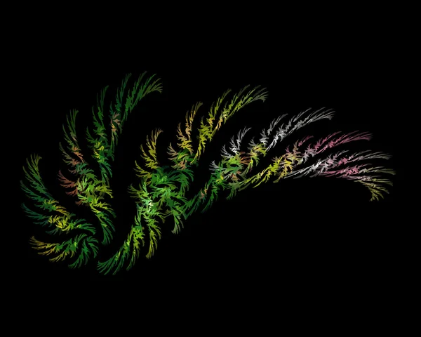 Αφηρημένη διάνυσμα fractal αντικείμενο πτέρυγα τέχνης — Διανυσματικό Αρχείο