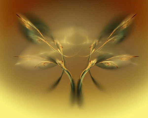 Imagen silueta de grano abstracto — Foto de Stock
