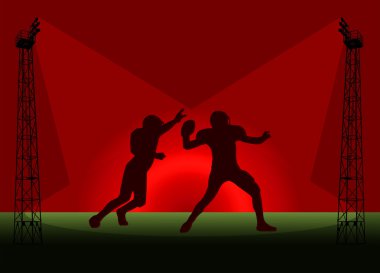 Amerikan futbolu kule sel hafif yükselme
