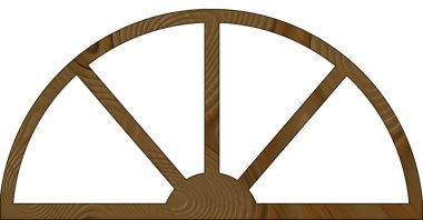 ahşap pencere çerçeve izole dar kemerli