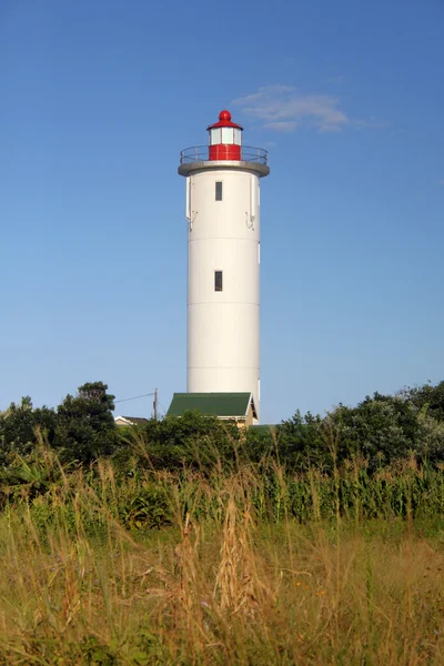 Lighthouse and Blue Skies Portrait — Stock Photo, Image