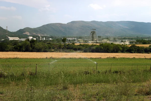 Agricultura e Mineração — Fotografia de Stock