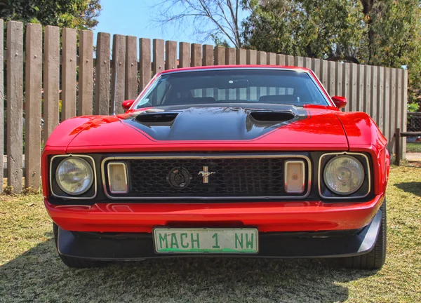 Ford mustang mach 1 widok z przodu — Zdjęcie stockowe