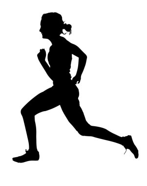 yan profil hız kadın iz Runner