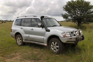 Gümüş mitsubishi pajero dhd