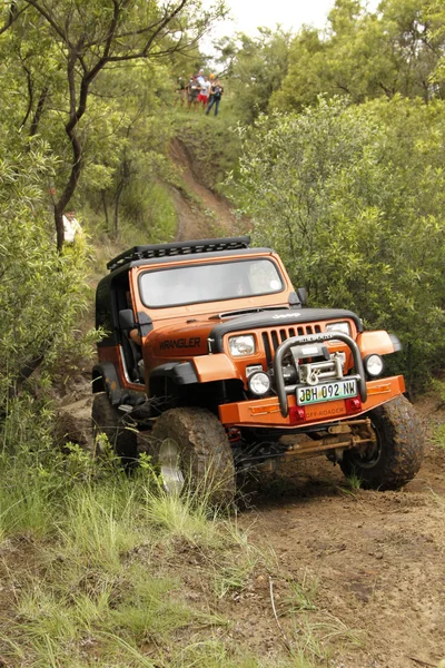 Crush Beige Jeep Wrangler Off-Roader V8 — Stock Photo, Image