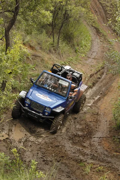 Blue GSMoon 2 Seater Quad Bike — Stock Photo, Image