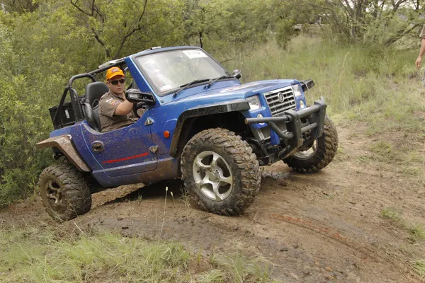 Blue GSMoon 2 Seater Quad Bike — Stock Photo, Image