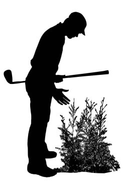 Tiksindirici Kızgın Golfçü Serisi - Sert Bush 'ta Kötü Atış Futbolu