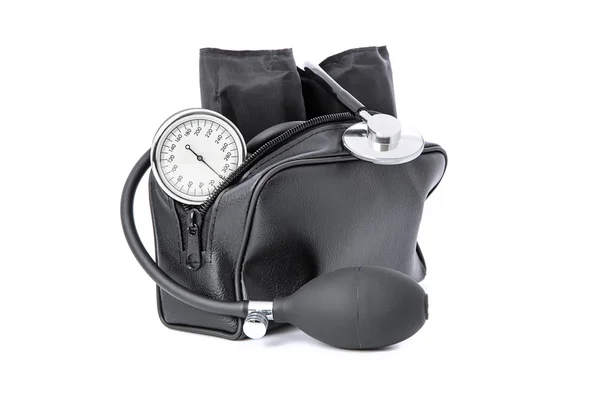 The medical device for blood pressure measurement — Stock Photo, Image