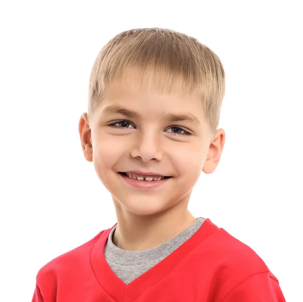 Photo of adorable young happy boy looking at camera — Stock Photo, Image