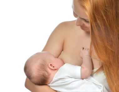 Anne kadın ve çocuk bebek kızı l uyku