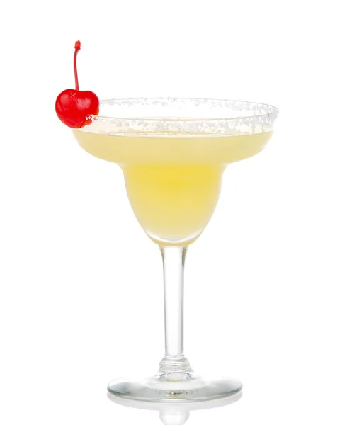 Yellow alcohol margarita cocktail — Stock Photo, Image