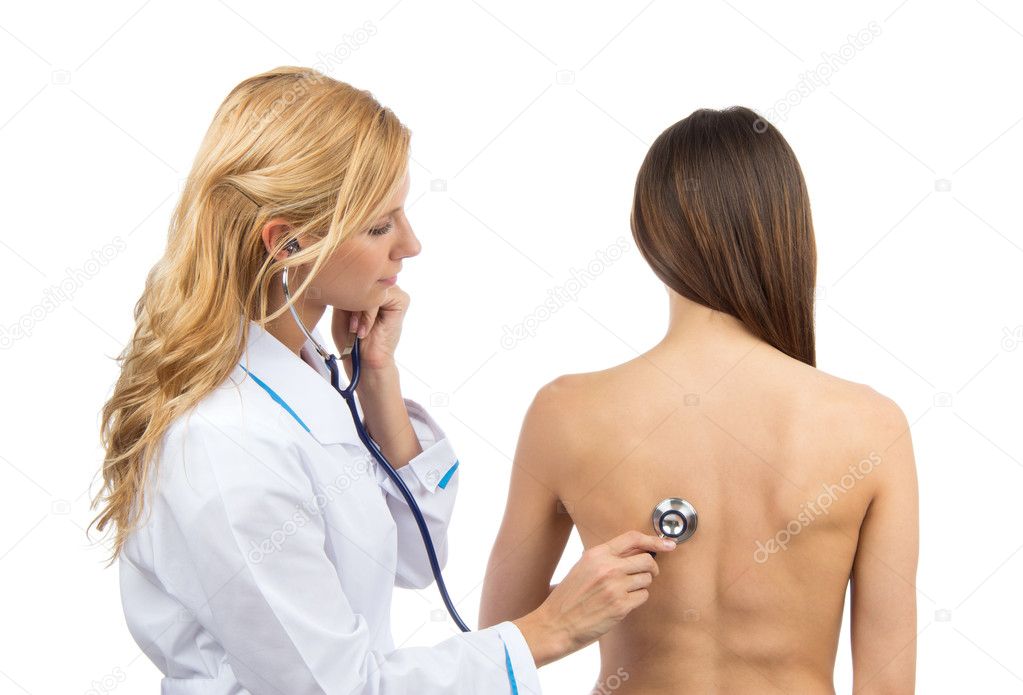 auscultating patient with stethoscope physical therapy