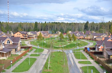 banliyö konut mahalle sokak