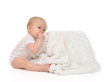 yumuşak battaniye havlu yemek ve oturma bebek çocuk bebek toddler