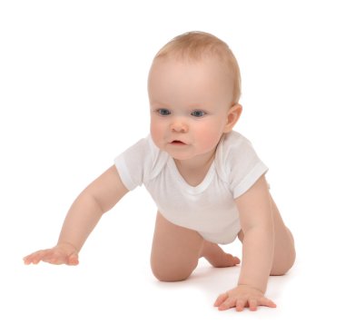 otururken veya mutlu sürünerek bebek çocuk bebek toddler 