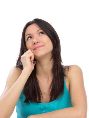 Mobil cep telefonu arama ve güleryüzlü kadar arayan kadın 