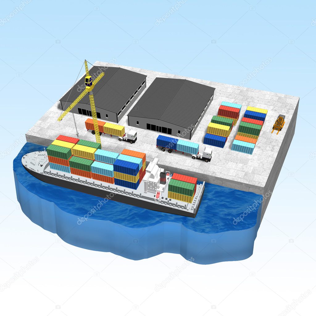 Cargo and Shipping Concept