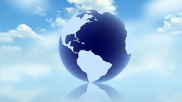 Blue Globe Concept — Stock Photo, Image