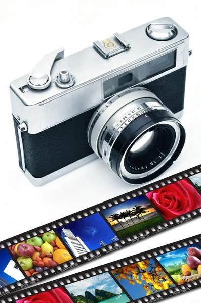 Retro camera fotografie — Stockfoto