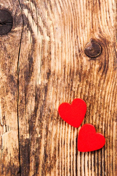 De dag van Valentijnskaarten achtergrond met hart symbolen. — Stockfoto