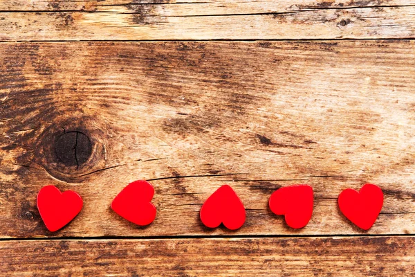 Fondo de San Valentín con símbolos del corazón . — Foto de Stock