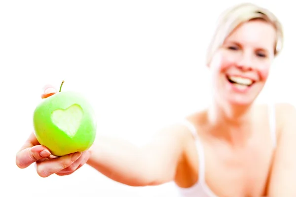 Healthy lifestyle a pretty girl. — Stock Photo, Image