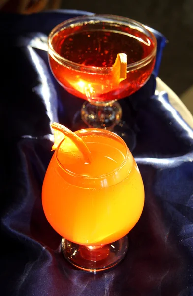 Heerlijke exotische cocktails — Stockfoto