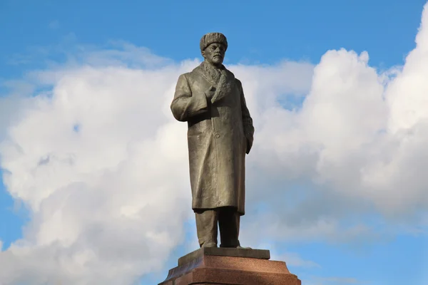 Pomník Lenina v rybinsk — Stock fotografie