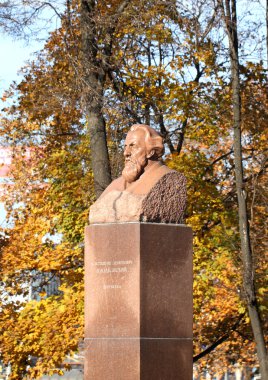 Tsiolkovsky anıtın Moskova'da