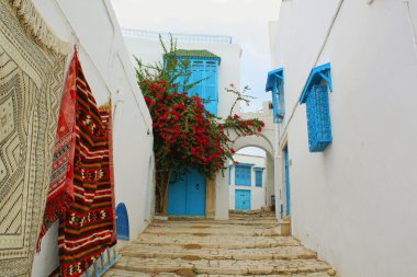 Bir sokak içinde şehir, Sidi Bou Said Tunus