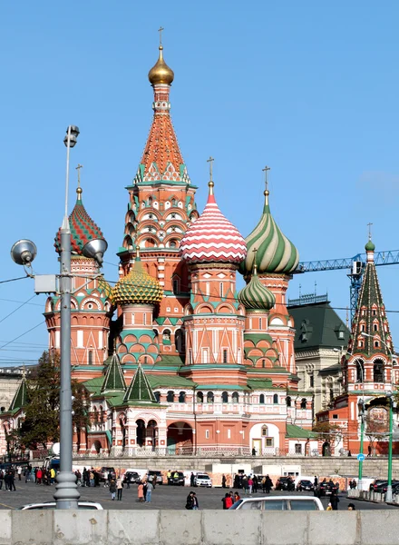 St. Basilius-Kathedrale in Moskau — Stockfoto