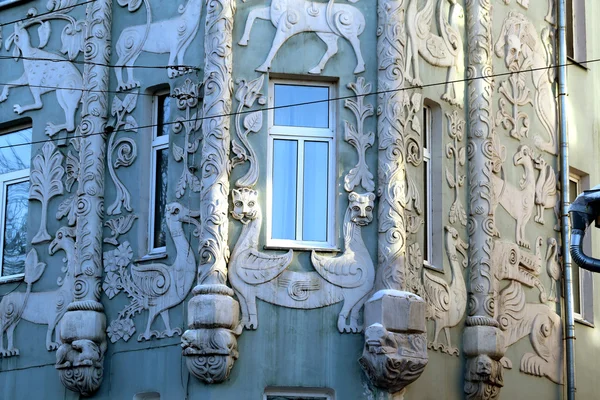 Binanın üzerinde desenler — Stok fotoğraf