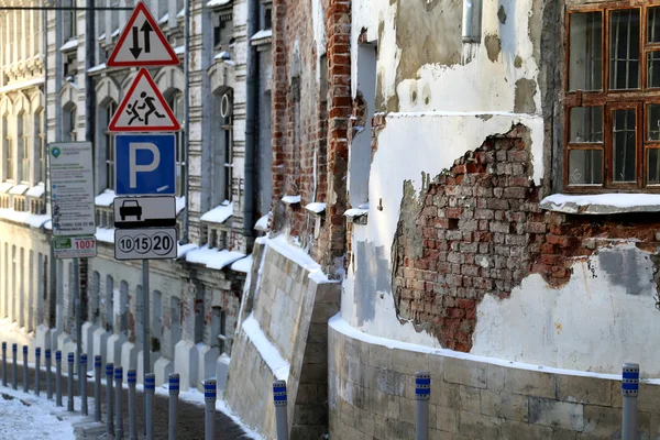 Eski Moskova sokaklarında — Stok fotoğraf