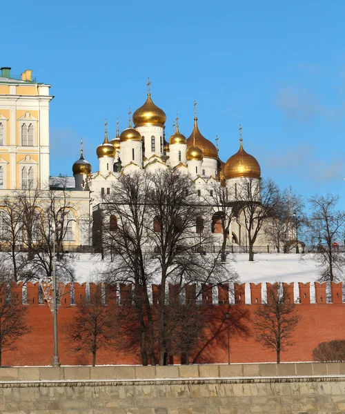 Храмы Московского Кремля — стоковое фото