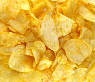 lezzetli kızarmış cips