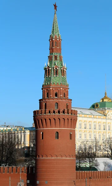 Toren van de moskoe kremlin — Stockfoto