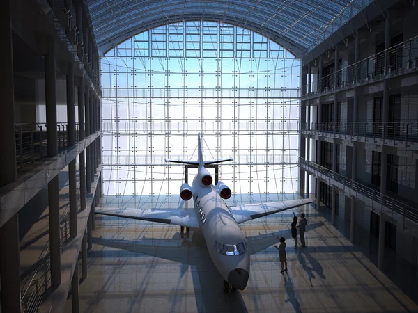 O hangar. . — Fotografia de Stock