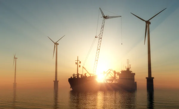 Ship building — Stock Photo, Image