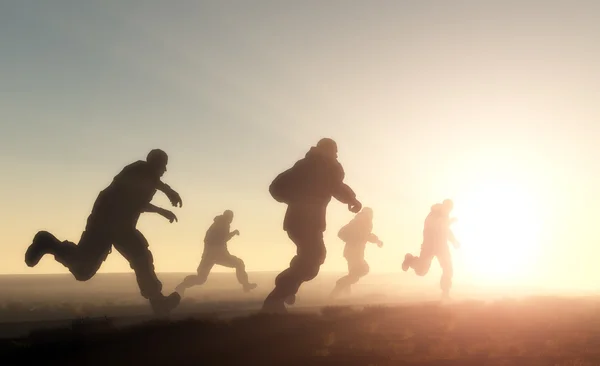 Een groep van mannen — Stockfoto