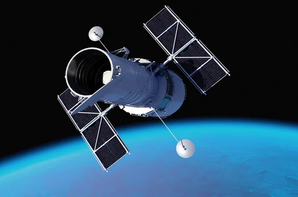 Telescópio espacial — Fotografia de Stock