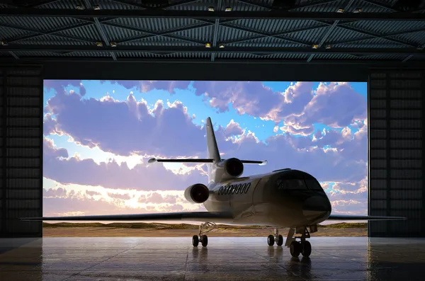 Der Hangar. — Stockfoto