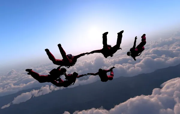 El deporte está en el cielo — Foto de Stock