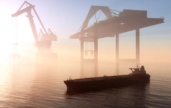 The cargo ship — Stock Photo, Image