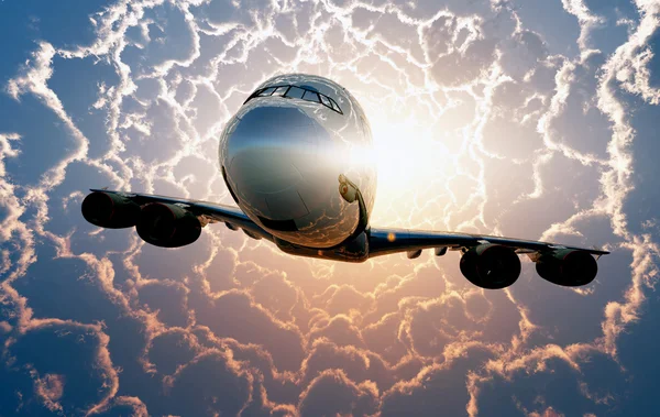 Volando en las nubes . —  Fotos de Stock