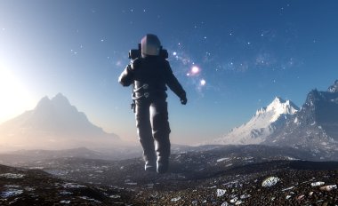 Gezegendeki astronot..
