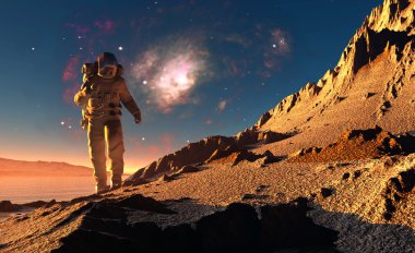 Gezegendeki astronot..